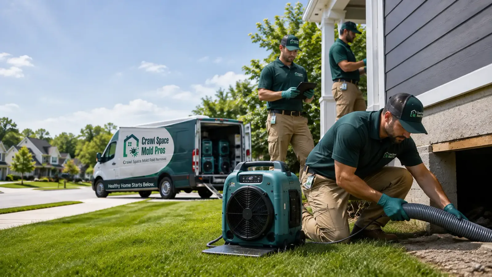 Crawl Space Mold Removal in Parsons, TN